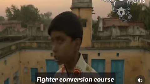 Actual picture of flying conversion course