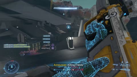 Halo Infinite Gameplay: Courtyard Reach Map, 5900 Points, No Death