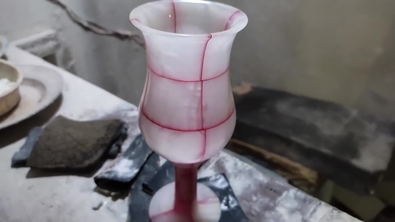 How to make Vine Glass marble Vine Glass manufacturing process