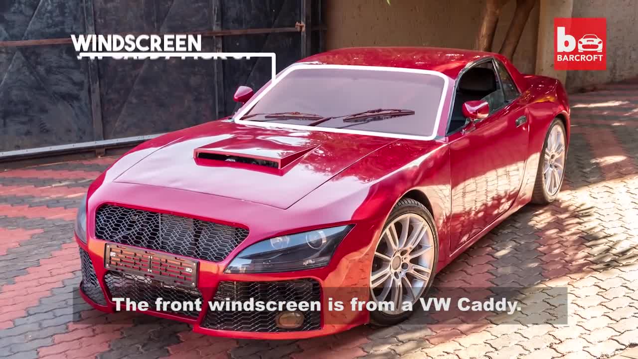 Man Builds Sports Car From The Dream Cars Of His Childhood