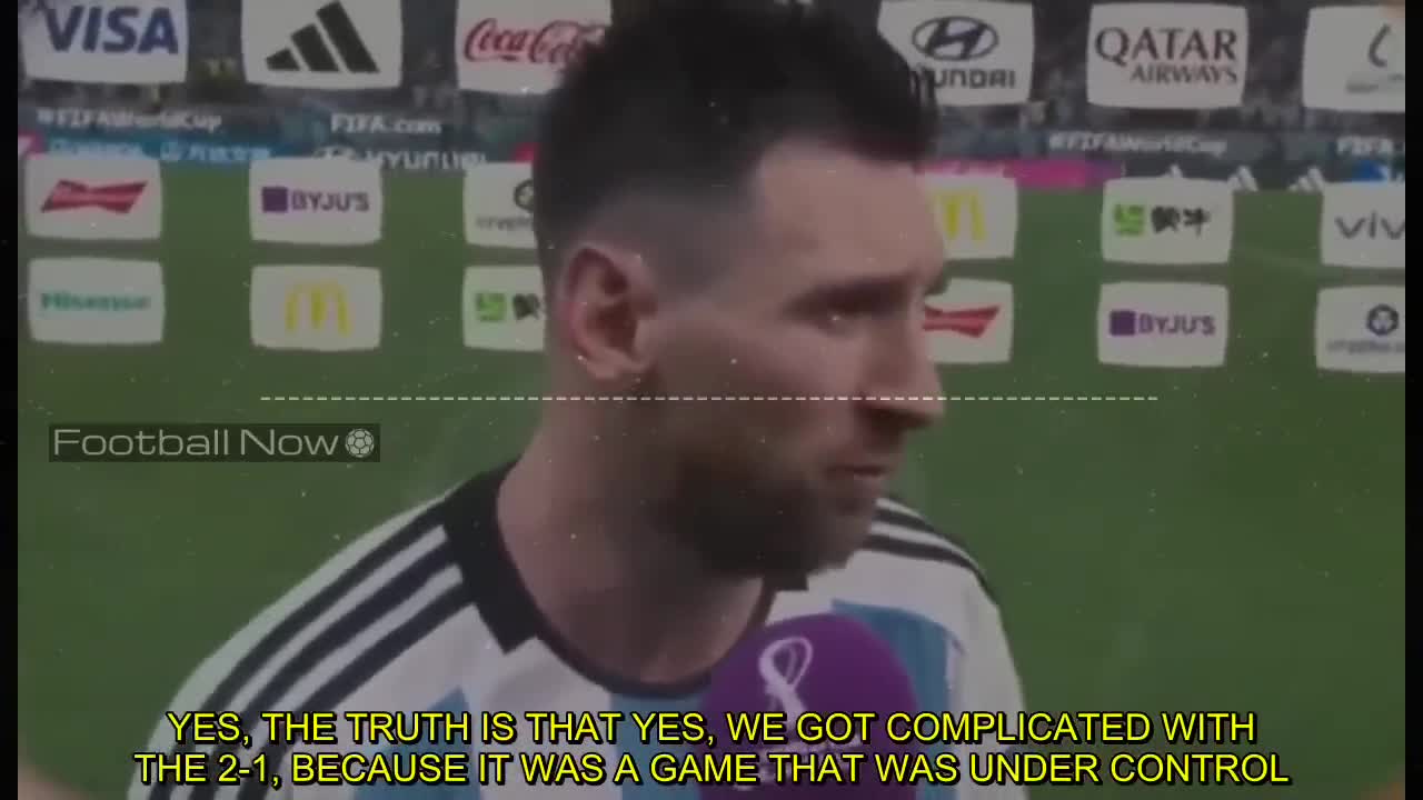 MESSI POST MATCH INTERVIEW AFTER ARGENTINA VS AUSTRALIA (ENGLISH SUBTITLES)