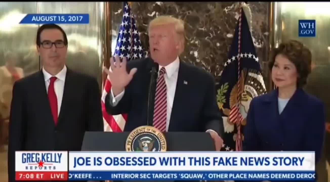 Trump condemns NeoNazis & White Nationalists