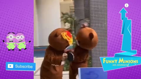 Funny Chinese Brown Teddy Bear