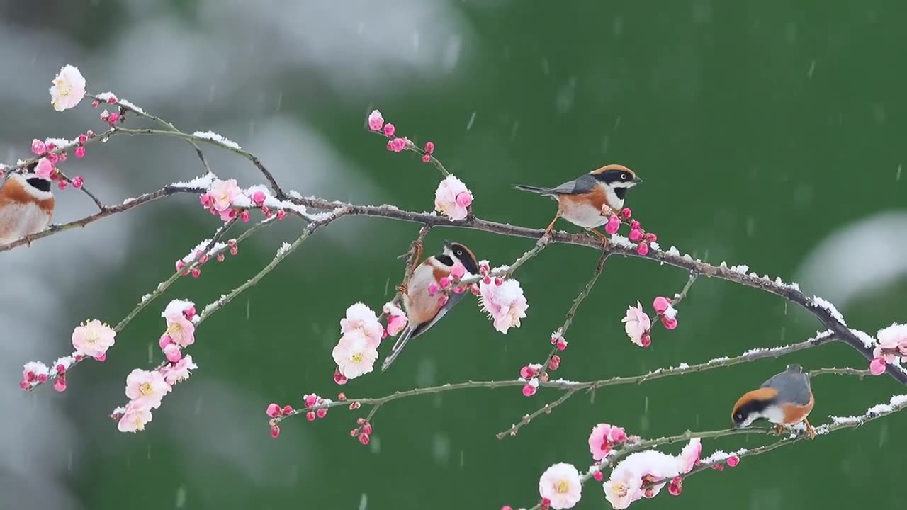 Birds in Winter.