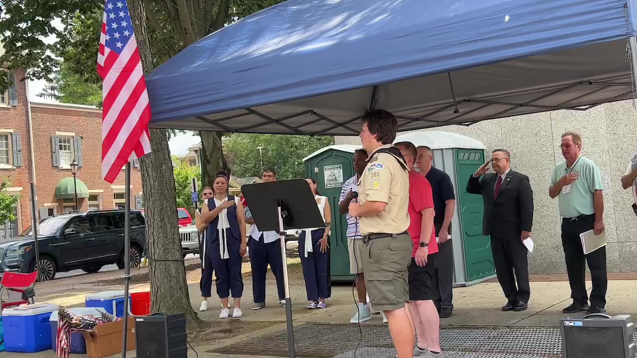 Public reading of Declaration of Independence