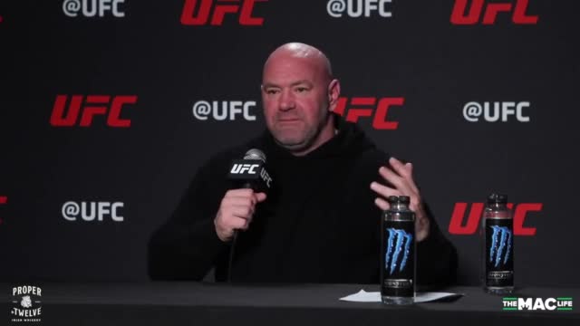 Dana White Has PERFECT Response to Journo's "Gotcha" Question