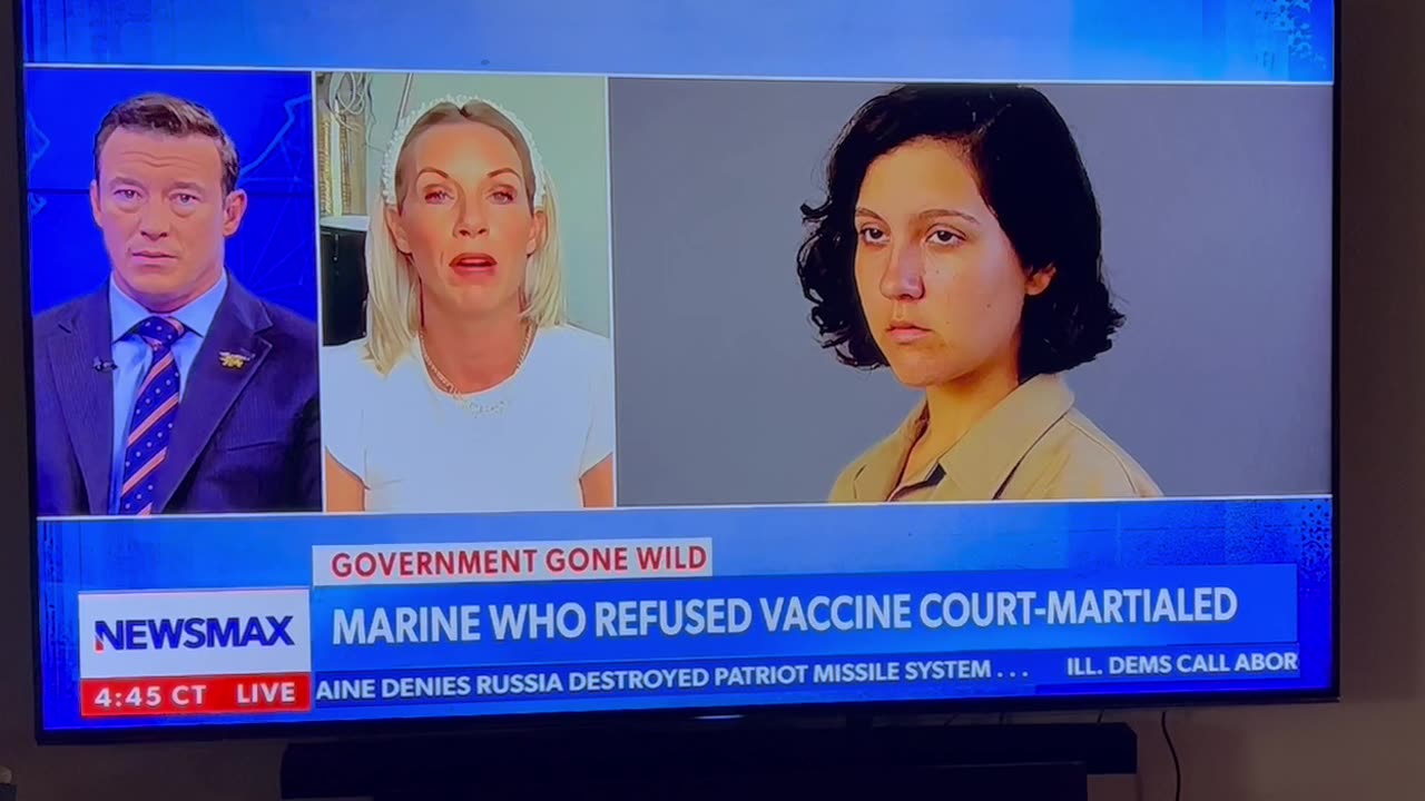 Military punishes unvaccinated marine. Our government is out of control!