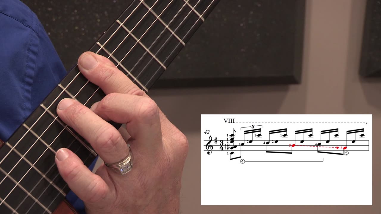 Tech Tip Left-Hand Finger Preparation Video #10: Leyenda, Measure 42