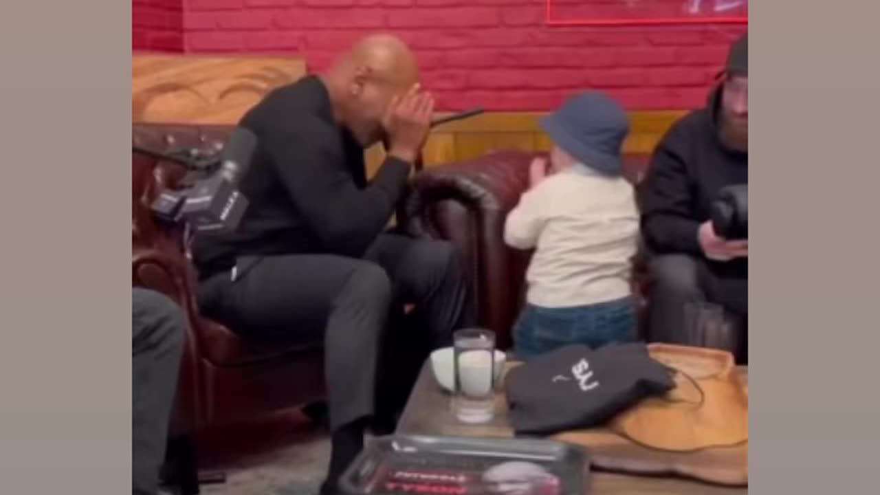 Mike Tyson sparring with Hasbulla