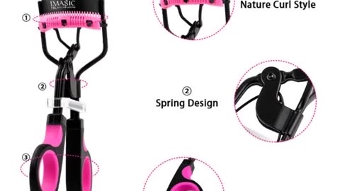 Professional Eyelashes Curling Tweezers Clips Eyelash Curler 