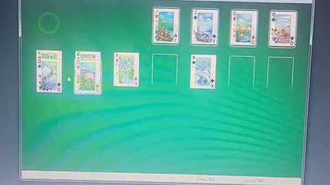 I won solitaire!1!!