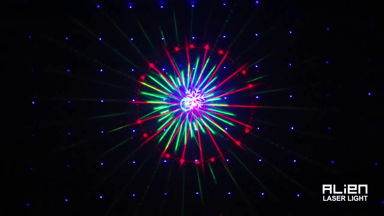 RGB 32 Patterns Christmas Laser Projector