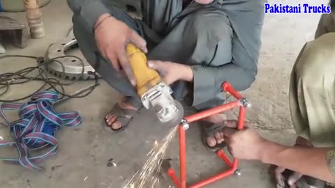 Truck mechanic, hardworking mechanic