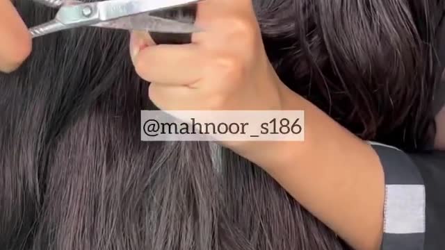 How To Cut Your Own Split Ends😄#hair #hairgoals #ytshorts #shorts