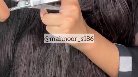 How To Cut Your Own Split Ends😄#hair #hairgoals #ytshorts #shorts