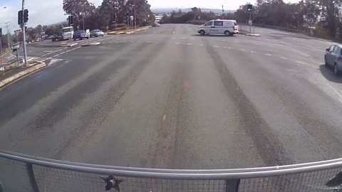 Driver Tries Drifting at the Wrong Time