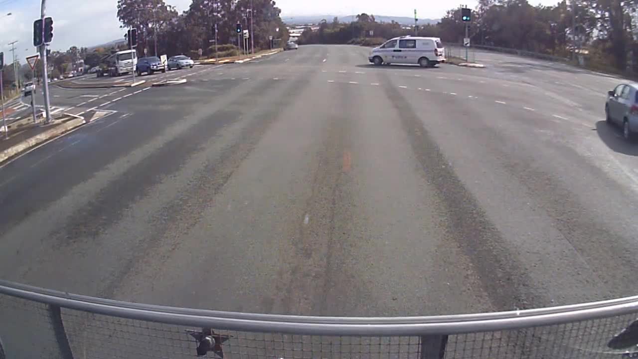 Driver Tries Drifting at the Wrong Time