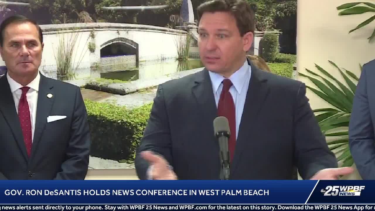 Gov Ron DeSantis Charlie Foxtrot Press Conference