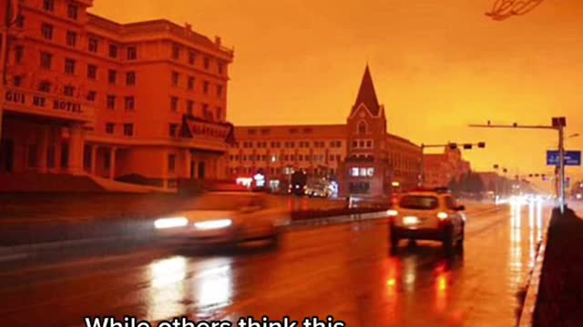 So the sky in one of China's.cities looked.like this
