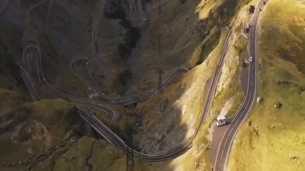 The Transfagarasan Highway, Romania.