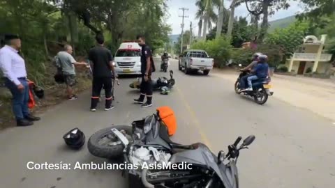 Dos accidentes en San Gil