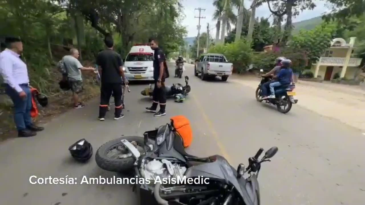 Dos accidentes en San Gil