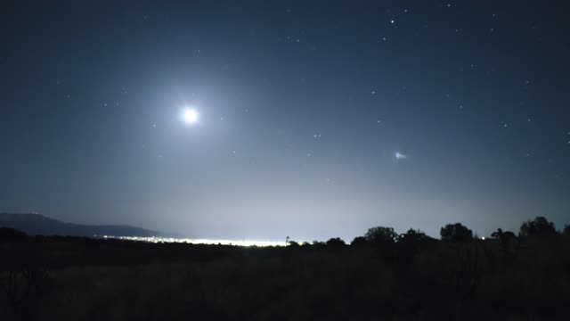 Annunciation Morning Moon Rise