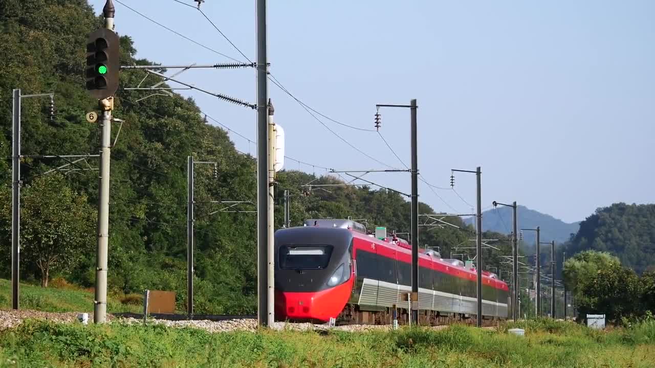 Coréia Ferrovia Comboio República Da Coreia Tráfego