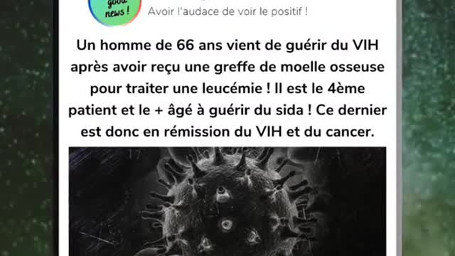 Un homme de 66 ans vient de guérir du VIH après avoir reçu une greffe de moelle osseuse