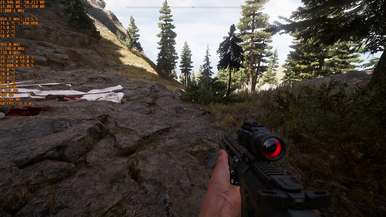 Far Cry 5 Pt4 I was hiking up some mountains