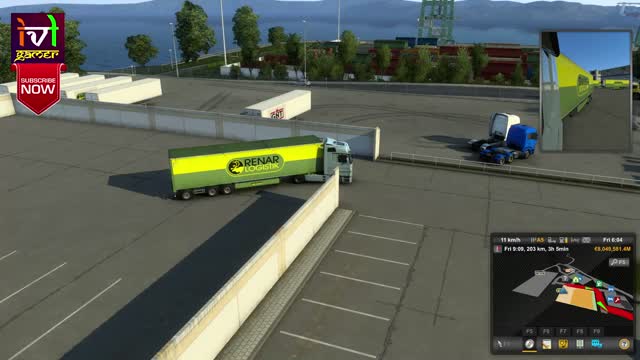 Journey Departure Mercedes Actros - ETS 2 1.45 - #ets2 #mercedestruck #departure #journey