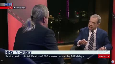 1,000 Excess Deaths weekly in the UK -James health official with Nigel Farage 5-01-23