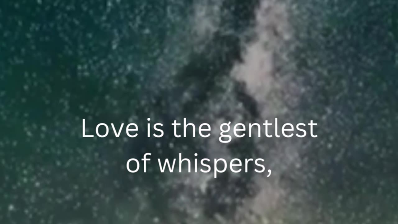 love is the gentlest of whispers..... #shorts