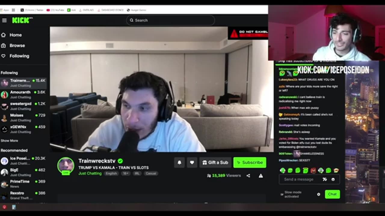 Ice Poseidon shows explicit image live on stream by accident