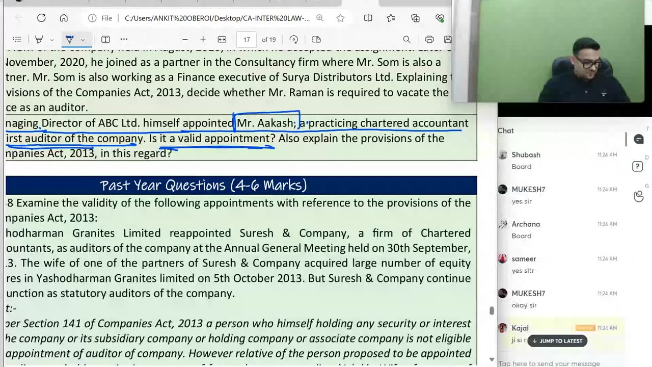 Audit & Auditors Part-3
