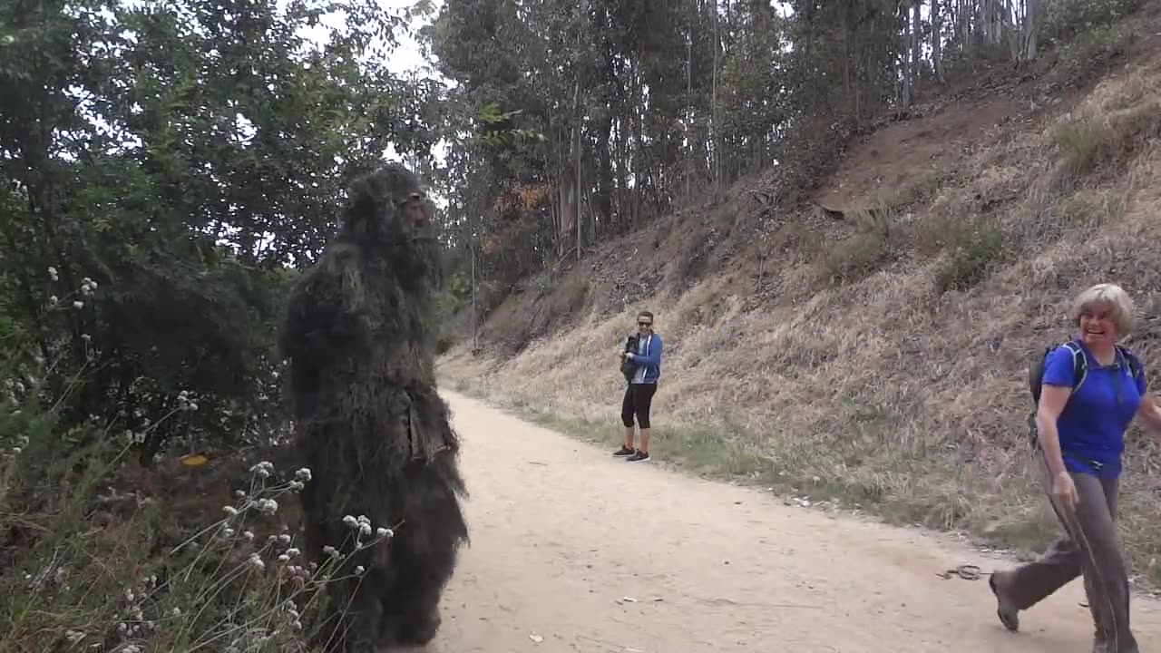 Bushman Scary Prank