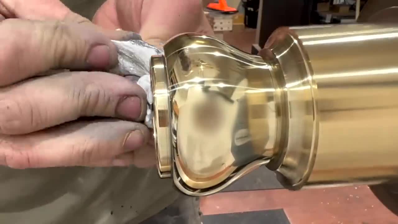 Woodturning - I Turned Solid Brass On A Wood Lathe !!6