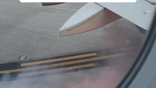 Spirit Airlines plane catches fire on tarmac