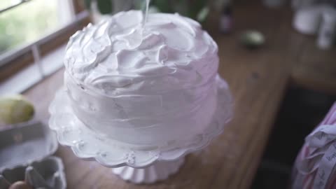 Delicious cake cream