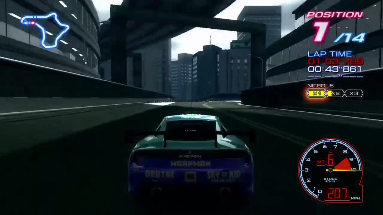 Ridge Racer 6 Basic Route #62 Gameplay(Career Walkthrough)