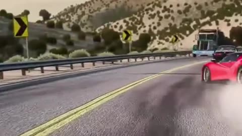 In Game Car Crash - Simulation BeamNG