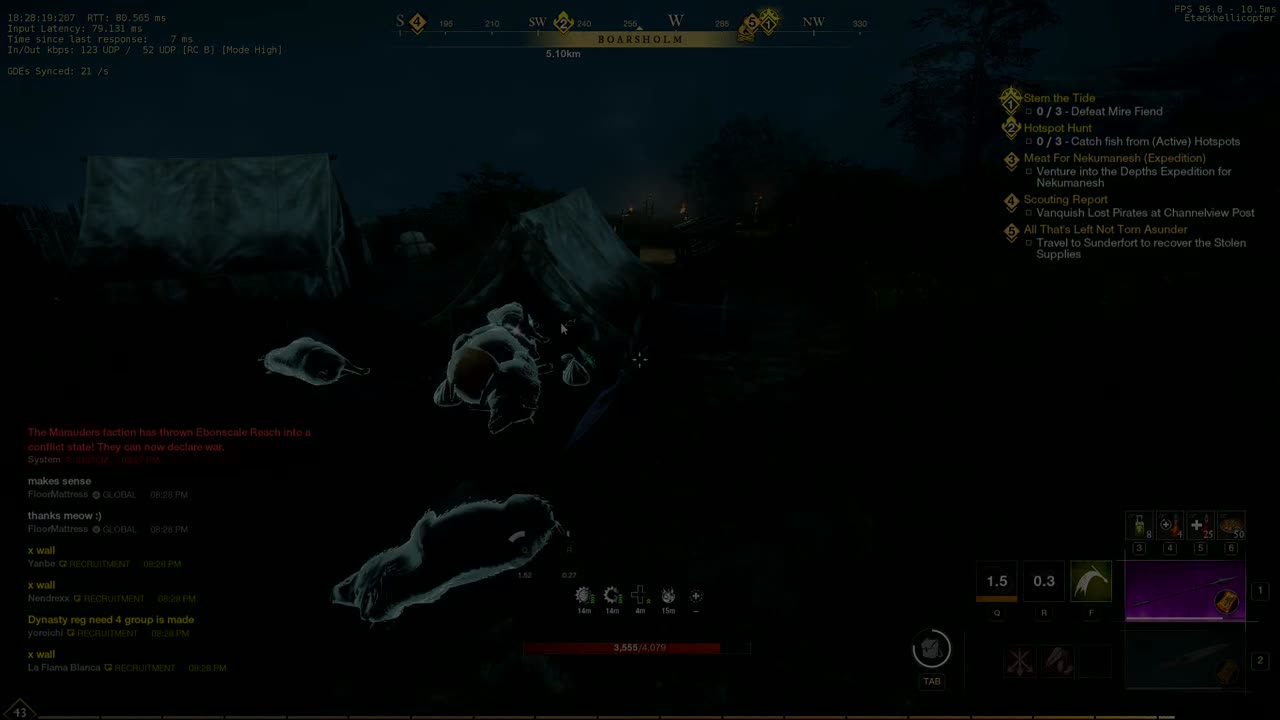 Lvl 43 Tuskboar n frens (-2 levels below silver elite) Naked fight