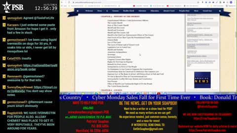 2021-12-01 11:00 EST - Common Law Civics: with Gerard of National Liberty Alliance