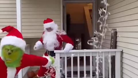 Santa vs. Grinch