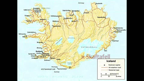ICELAND Svinafellsjokull and Skaftafell nat. park