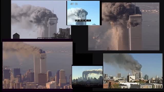 9/11 Bad MSM Synced Plane Tower Hit World Trade Center 911 Towers Planes