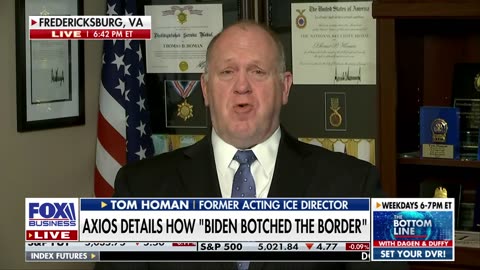 The open border is by design: Tom Homan