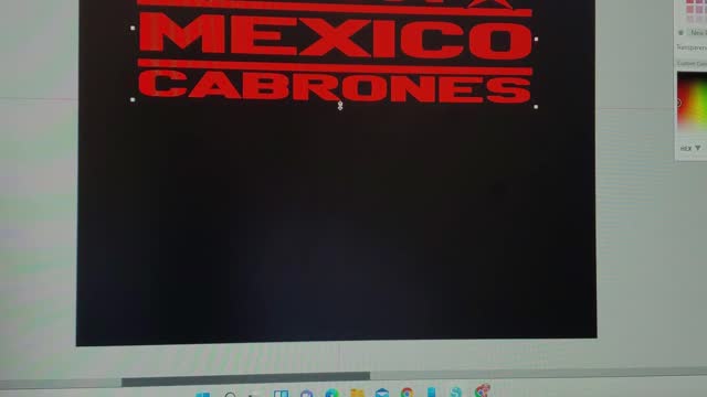 Preparando diseños.