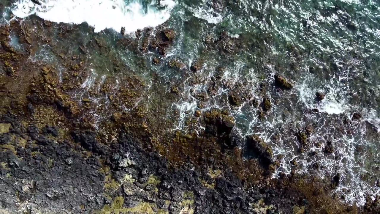 Aerial View of lava Rock - Nature vibes