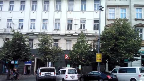 Wenceslas Square (Václavské náměstí) in Prague, Czech Republic